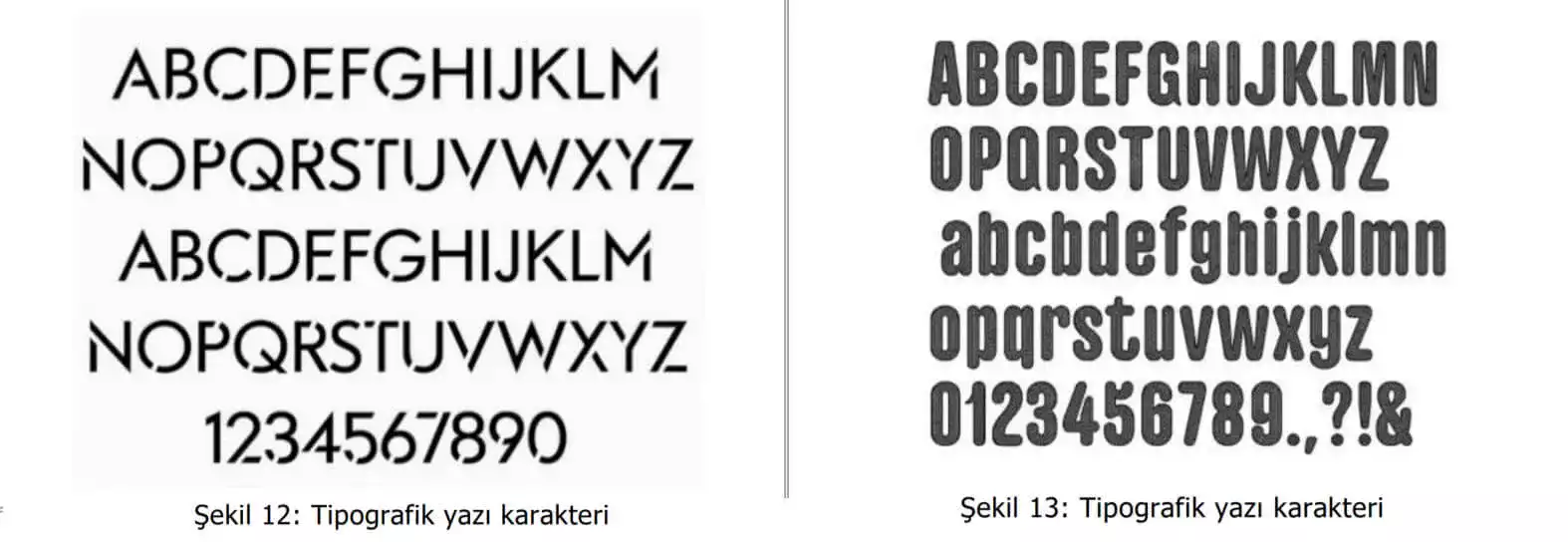 tipografik yazı karakter örnekleri-Maltepe Patent